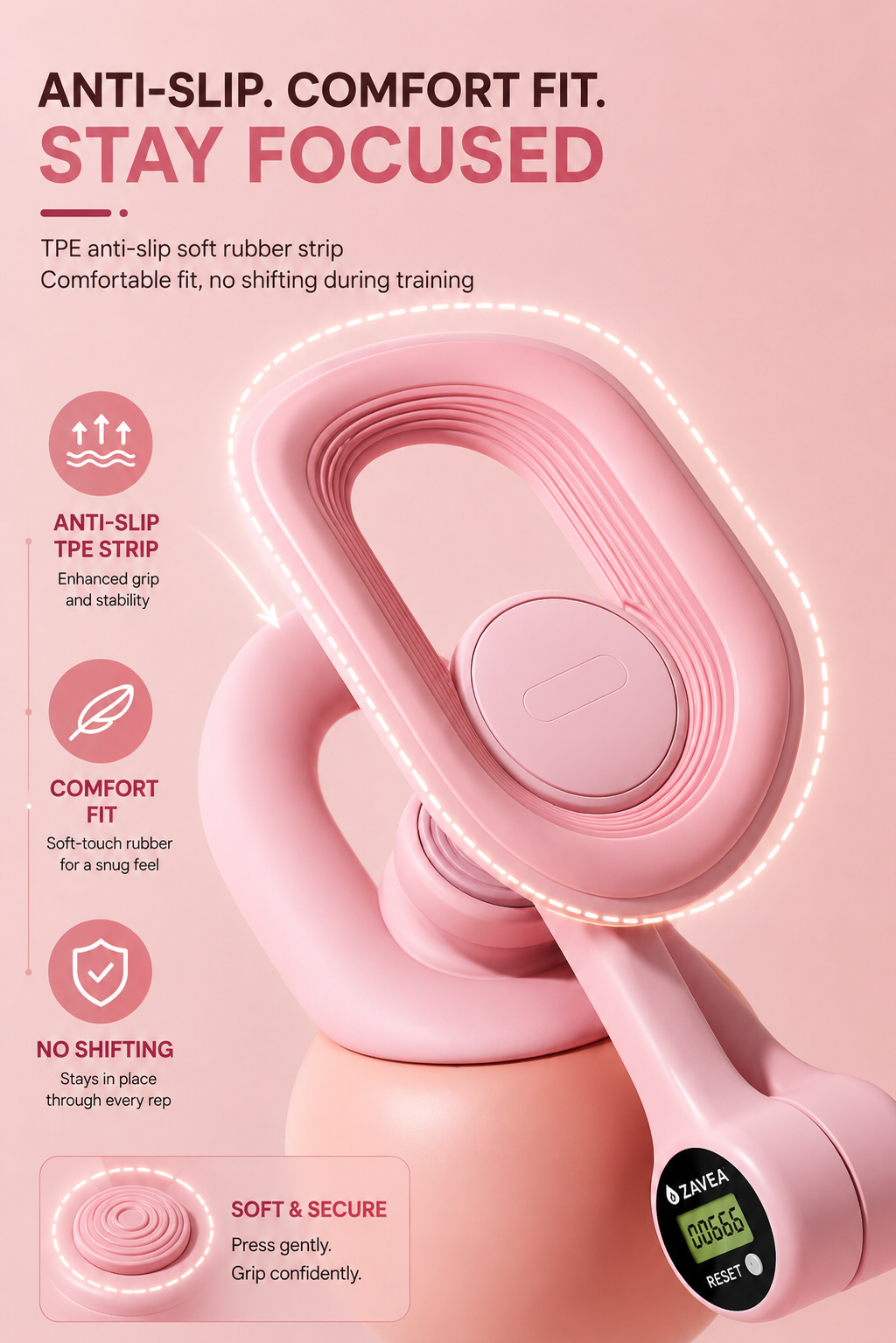 Zavea Sculpt Pro – 360° Thigh & Pelvic Resistance Trainer